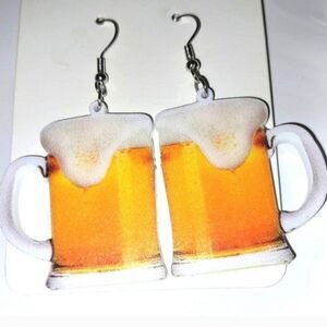 Hand crafted ladies fun 5d dangle earrings